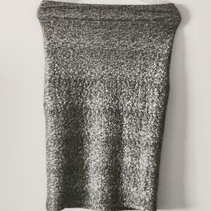 Shimmy Black and Silver Skirt